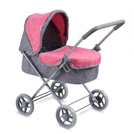 עגלת בובה עם סל שכיבה My Doll™ Carrycot - ורוד <br> <span class='text-color-warm'>אזל המלאי</span>